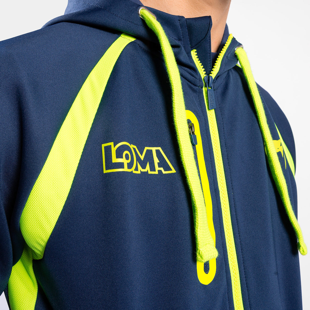 Venum Origins Felpa con Cappuccio Loma Edition - Blu/Giallo