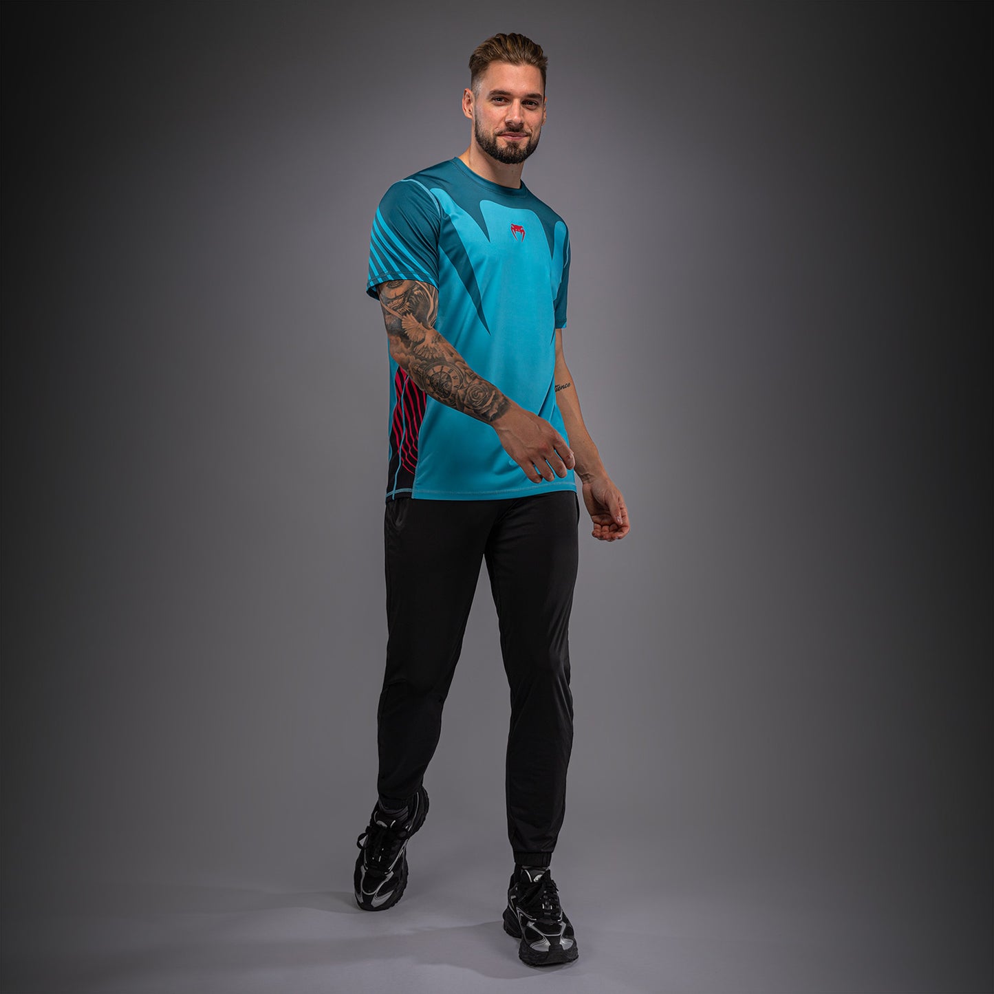 Venum Attack 90 Maglietta Dry Tech – Turchese/Rosso