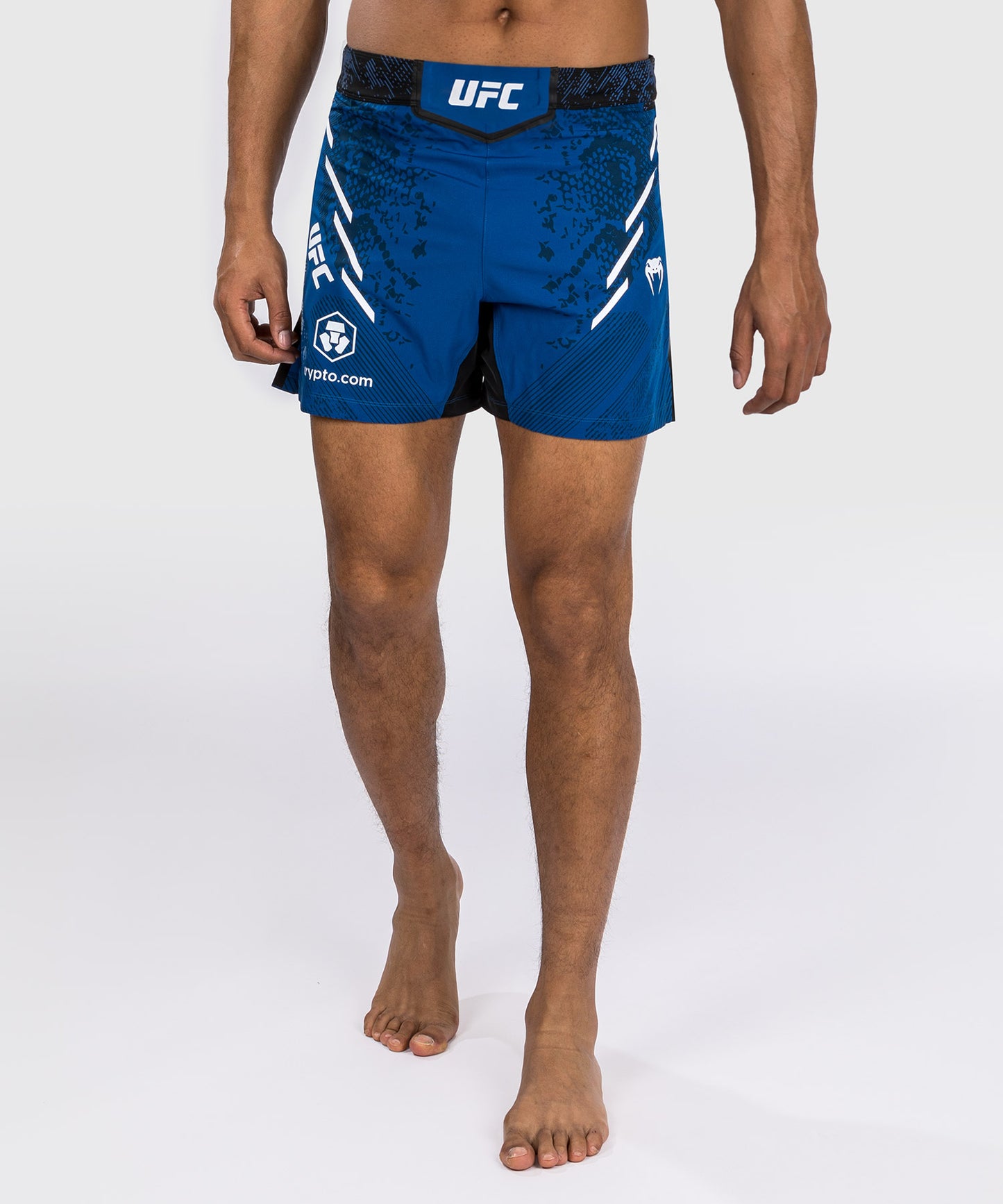 Pantaloncini da combattimento UFC Adrenaline by Venum personalizzati Authentic Fight Night Uomo - Short Fit - Blu