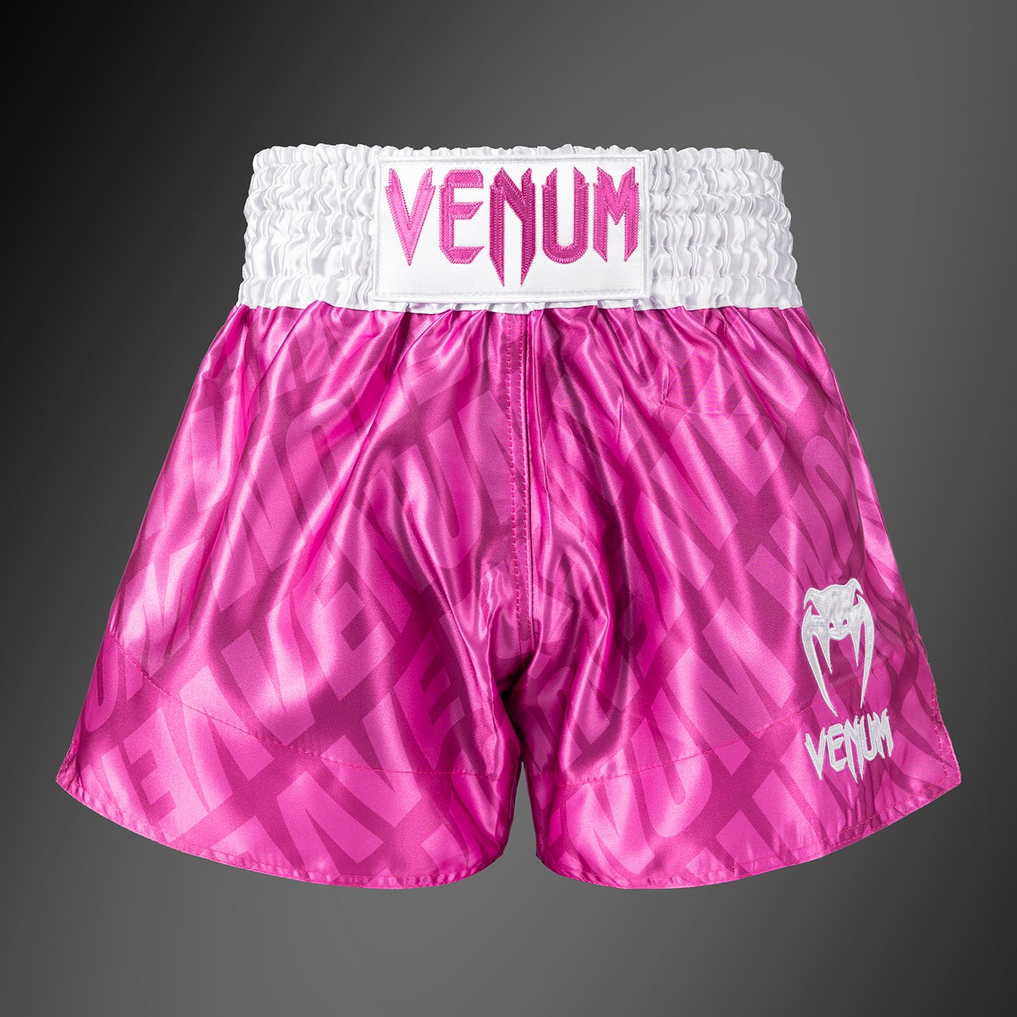 Venum Contender XT Pantaloncini Muay Thai - Rosa Candy/Bianco