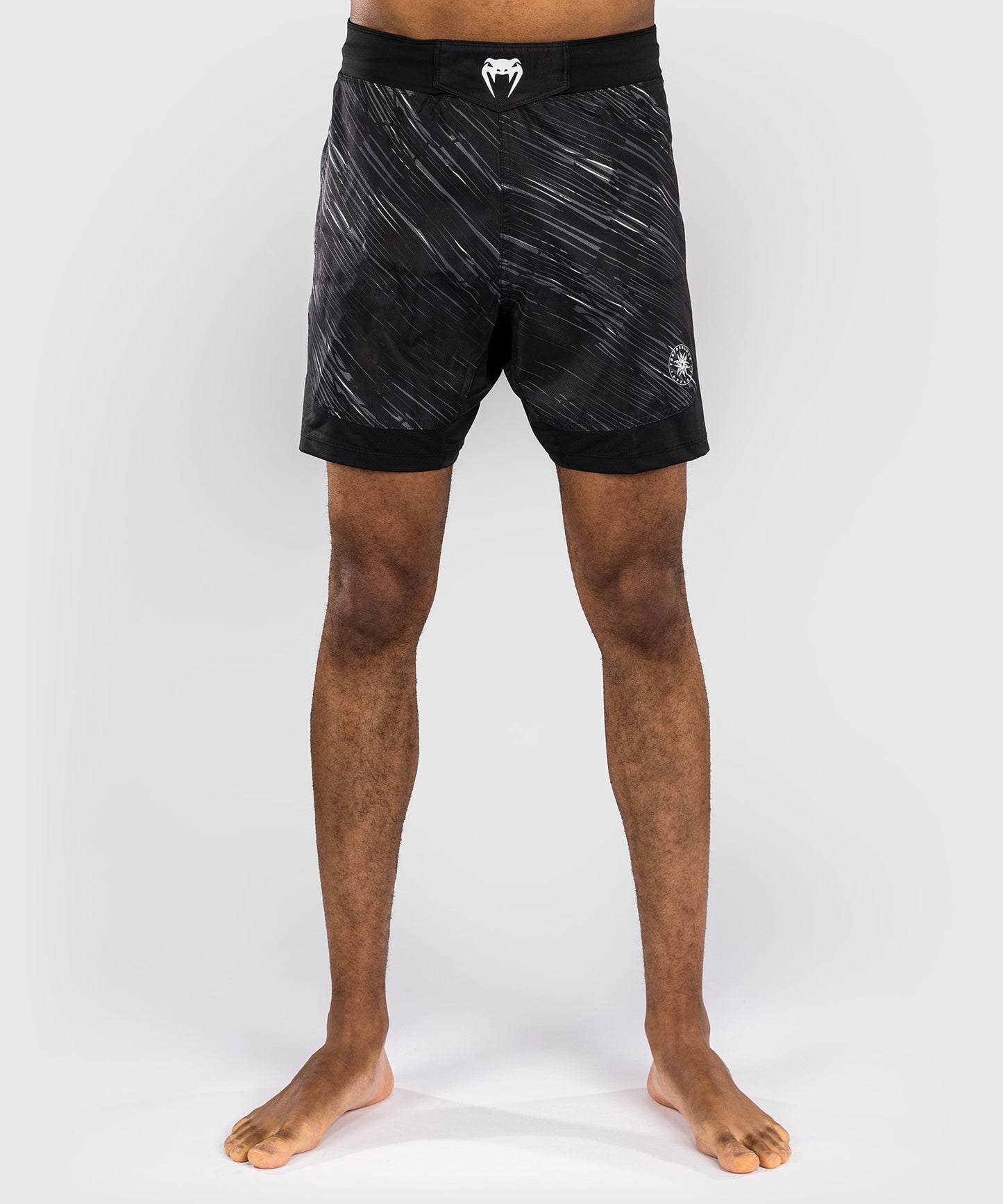 Venum Rapid Pantaloni da Combattimento - Nero/Grigio Tempesta
