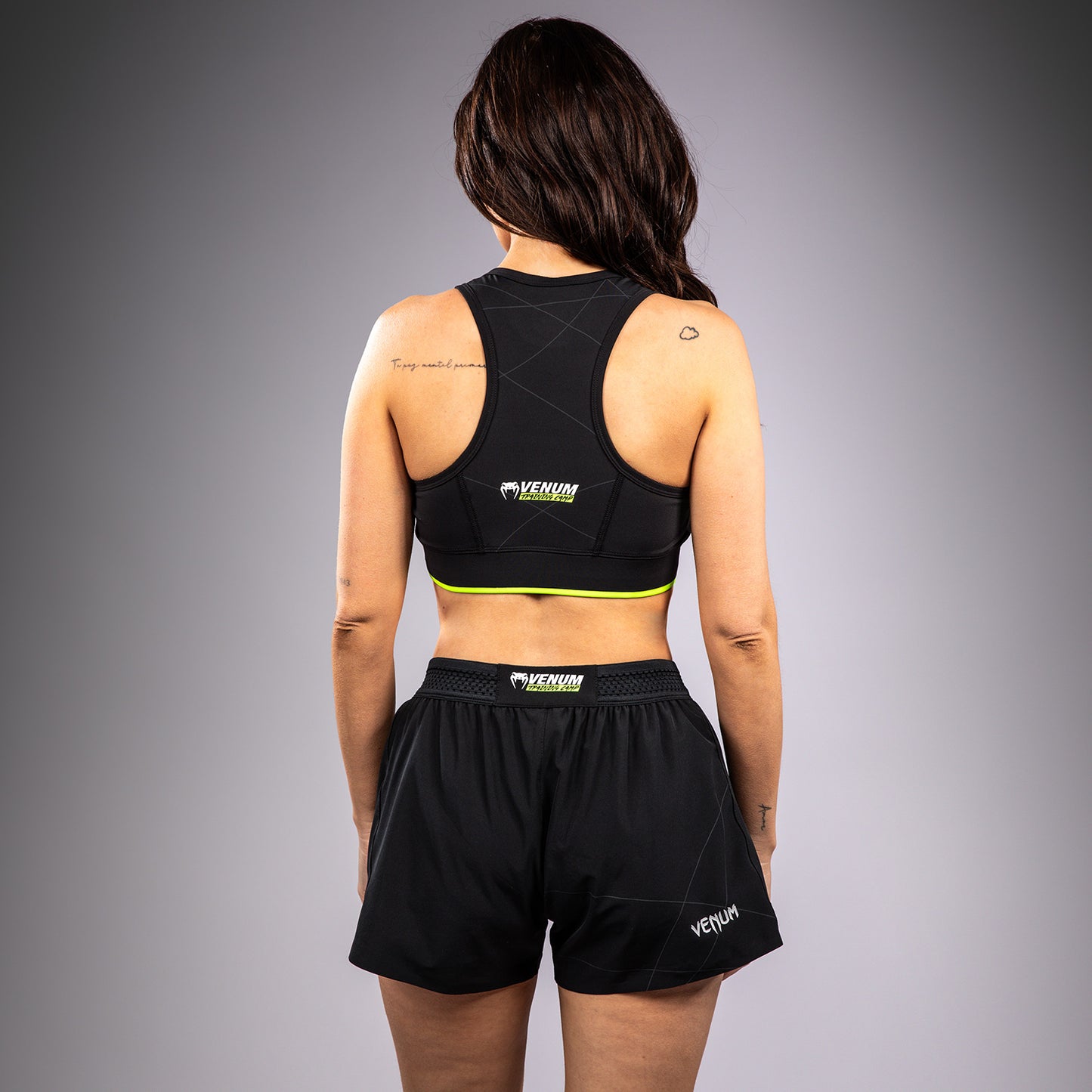Venum Training Camp 4.0 Reggiseno sportivo - Nero/Verde chiaro