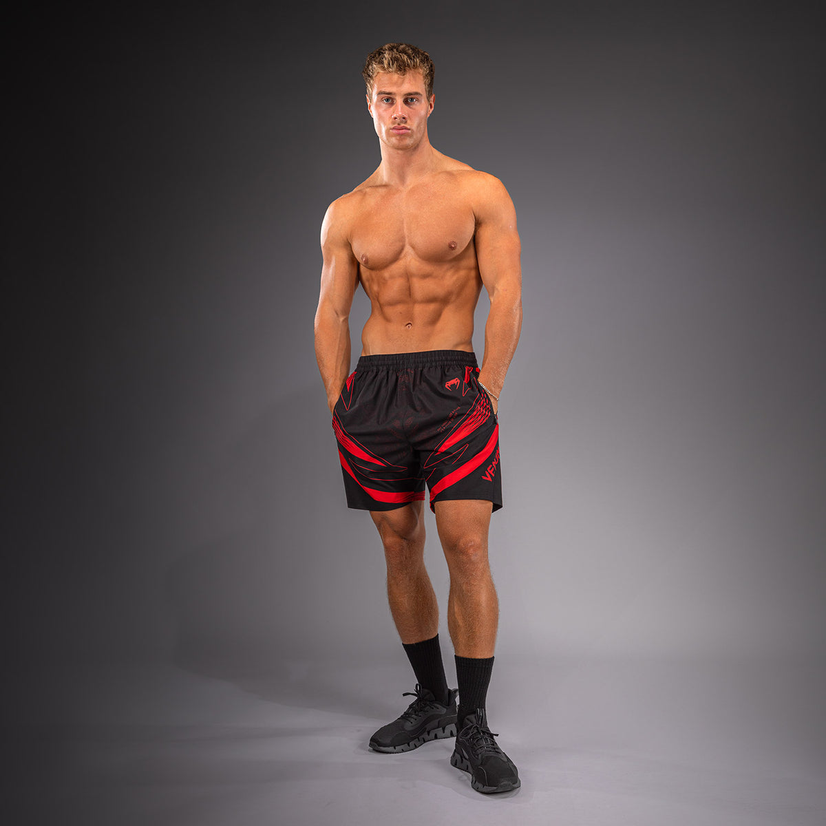 Venum Amazonia Reborn Pantaloncini da allenamento - Nero/Rosso