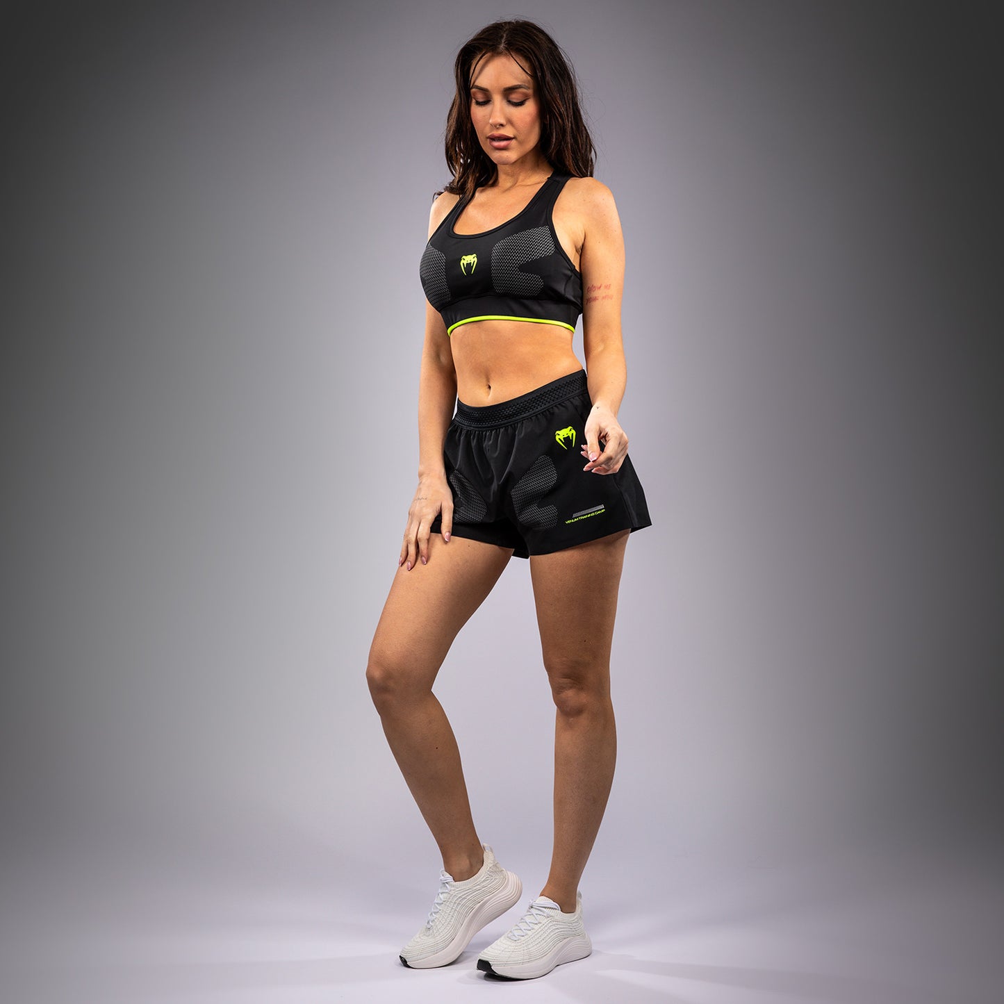Venum Training Camp 4.0 Reggiseno sportivo - Nero/Verde chiaro