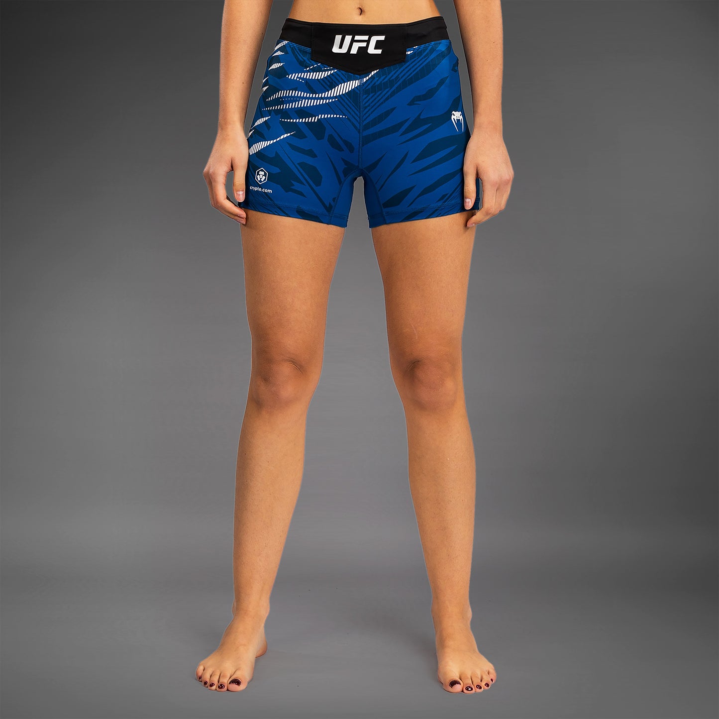 UFC Fusion by Venum Authentic Fight Night Vale Tudo Shorts per Donna - Fit Corto - Blu