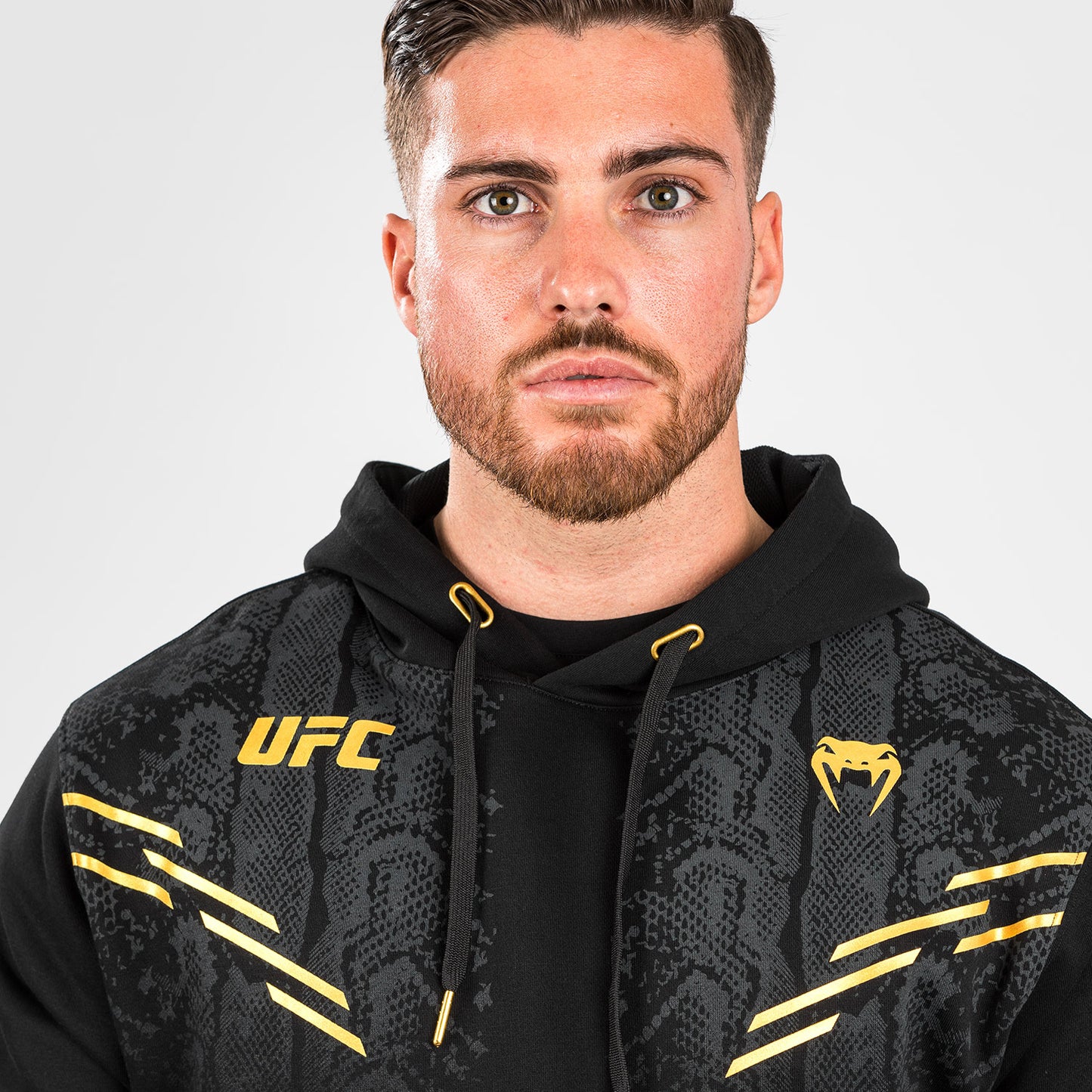 UFC Authentic Adrenaline Fight Night Replica By Venum Felpa con Cappuccio da Uomo - Champion