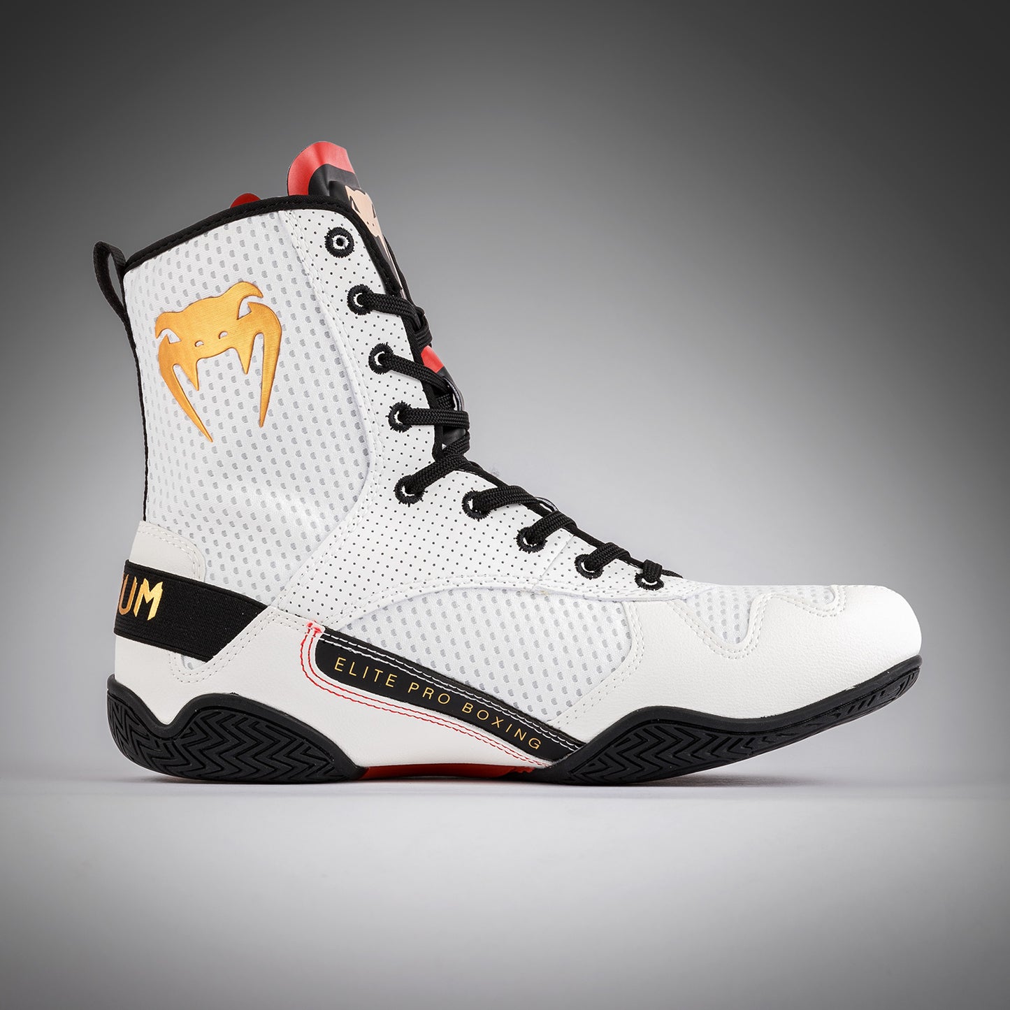 Venum Elite Scarpe da Boxe - Ghiaccio/Oro