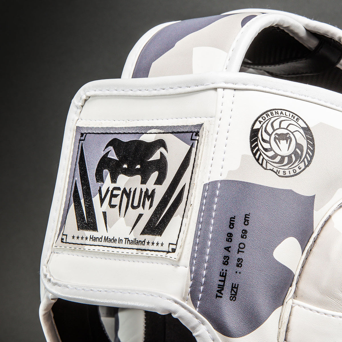 Venum Elite Casco Protettivo – Bianco/Grigio Chiaro