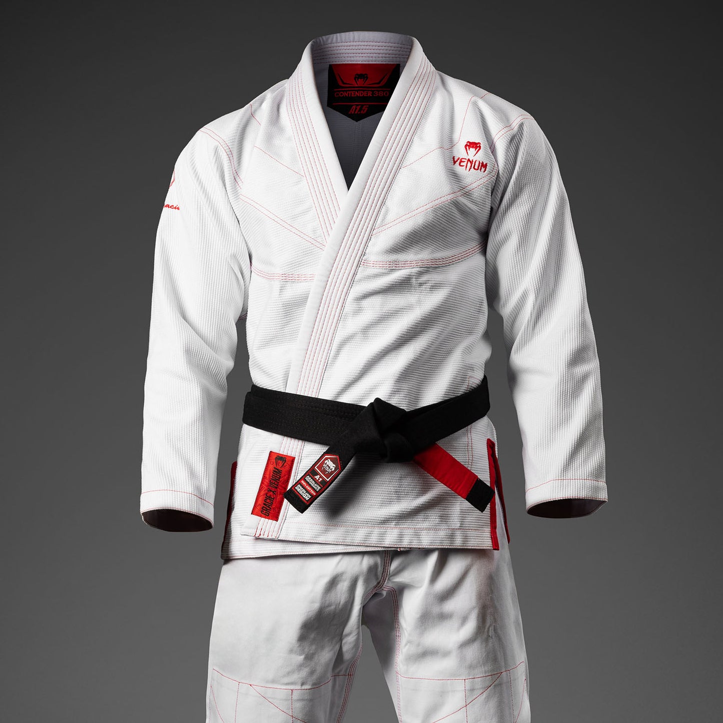 Venum x Roger Gracie Signature Kimono BJJ - Bianco/Rosso