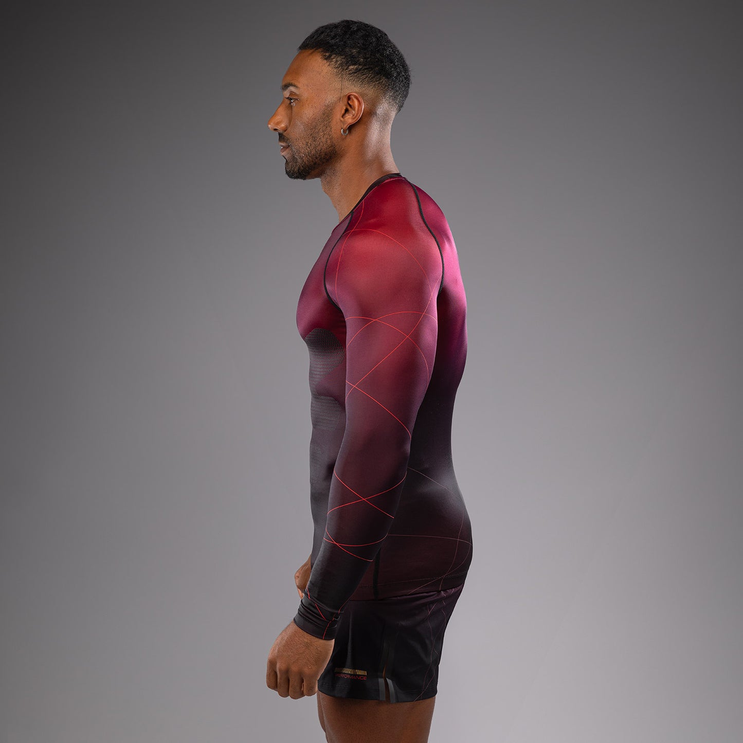 Venum Tactical XT Rashguard a maniche lunghe - Nero/Bordeaux/Oro