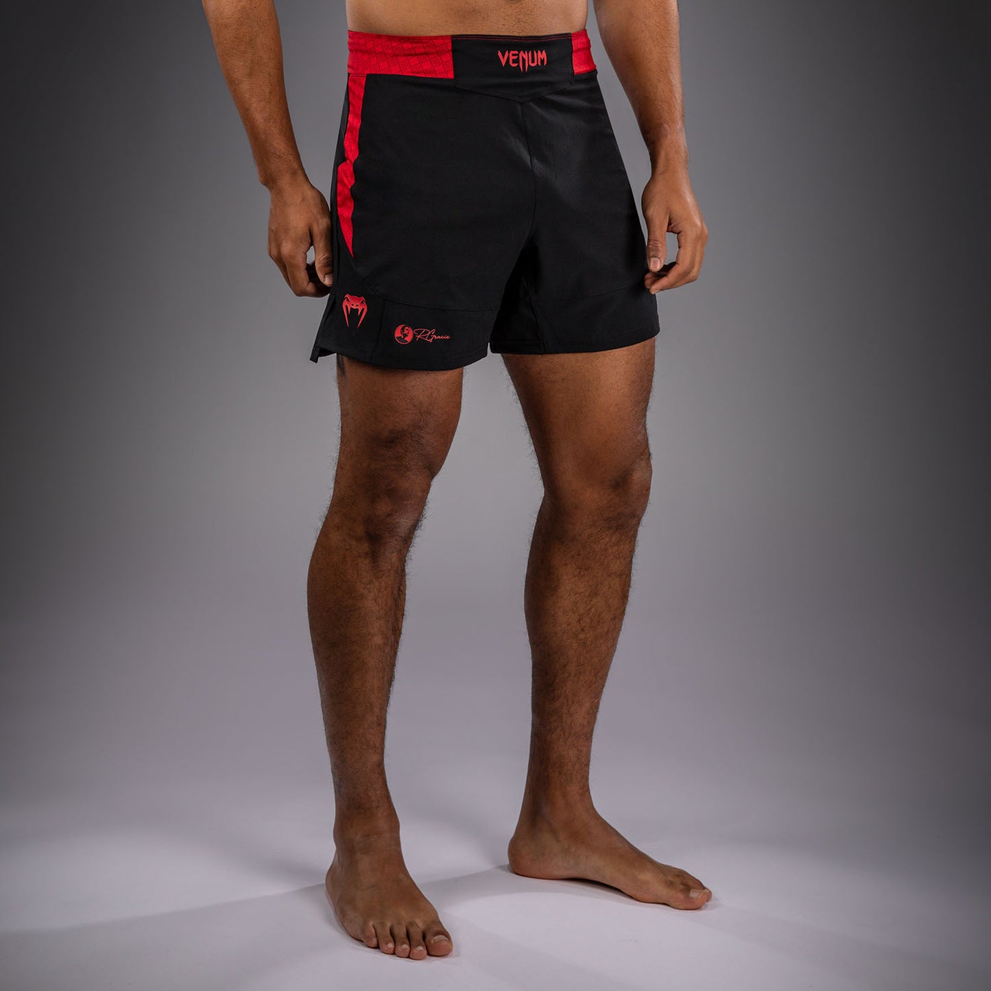 Venum x Roger Gracie Signature Pantaloncini da Combattimento - Nero/Rosso