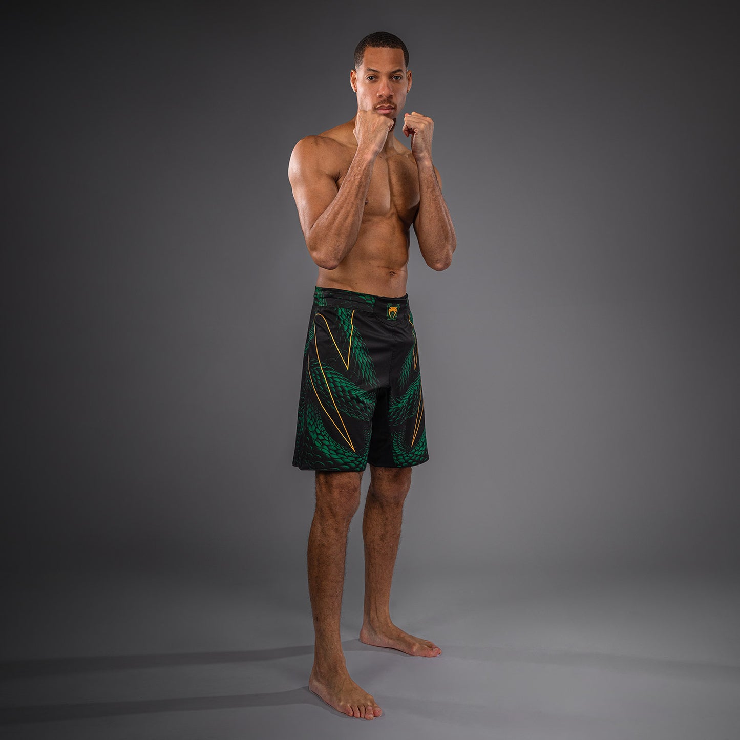 Venum Matupa Pantaloncini da Combattimento - Nero/Verde/Oro