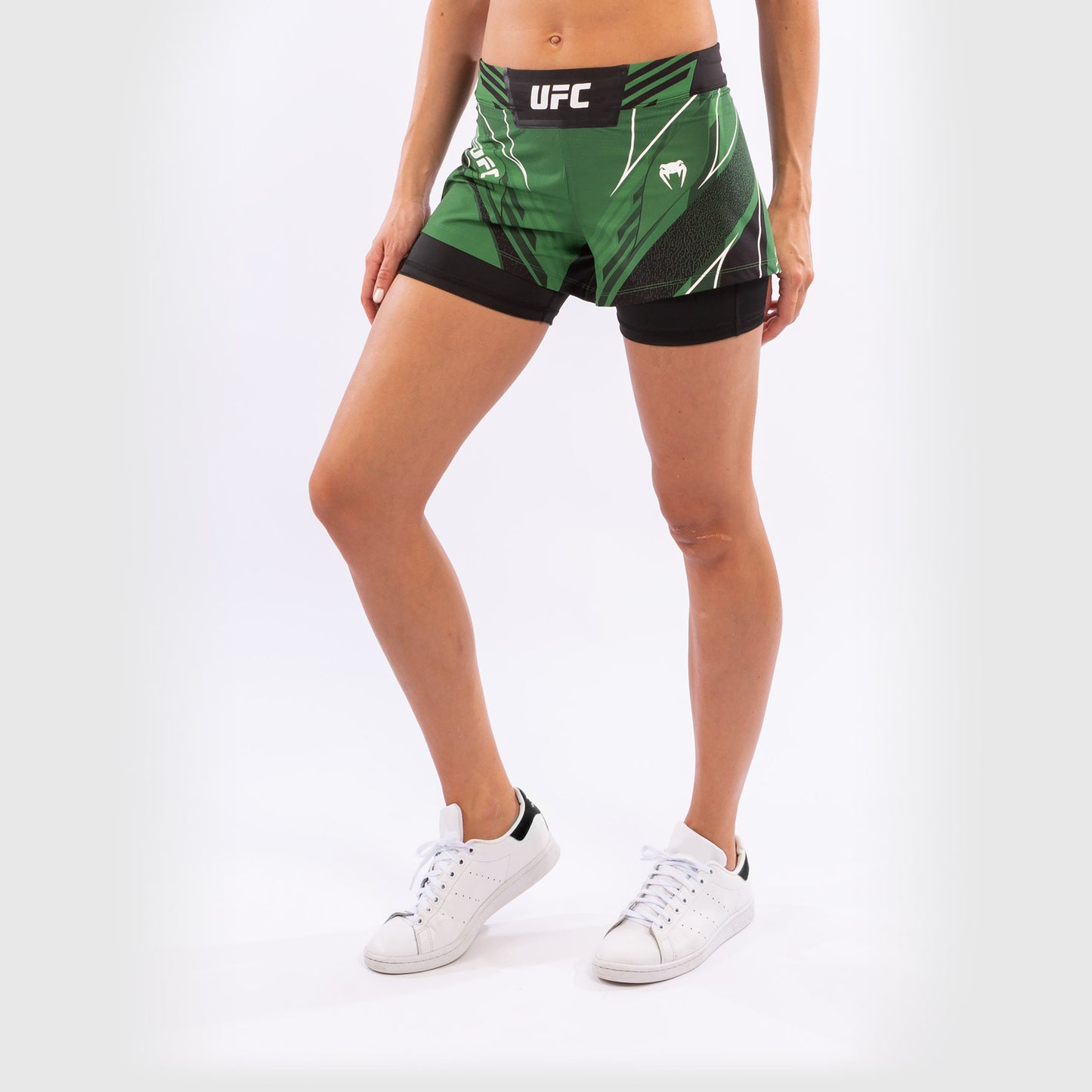 Fightshorts Donna UFC Venum Authentic Fight Night - Vestibilità Corta - Verde