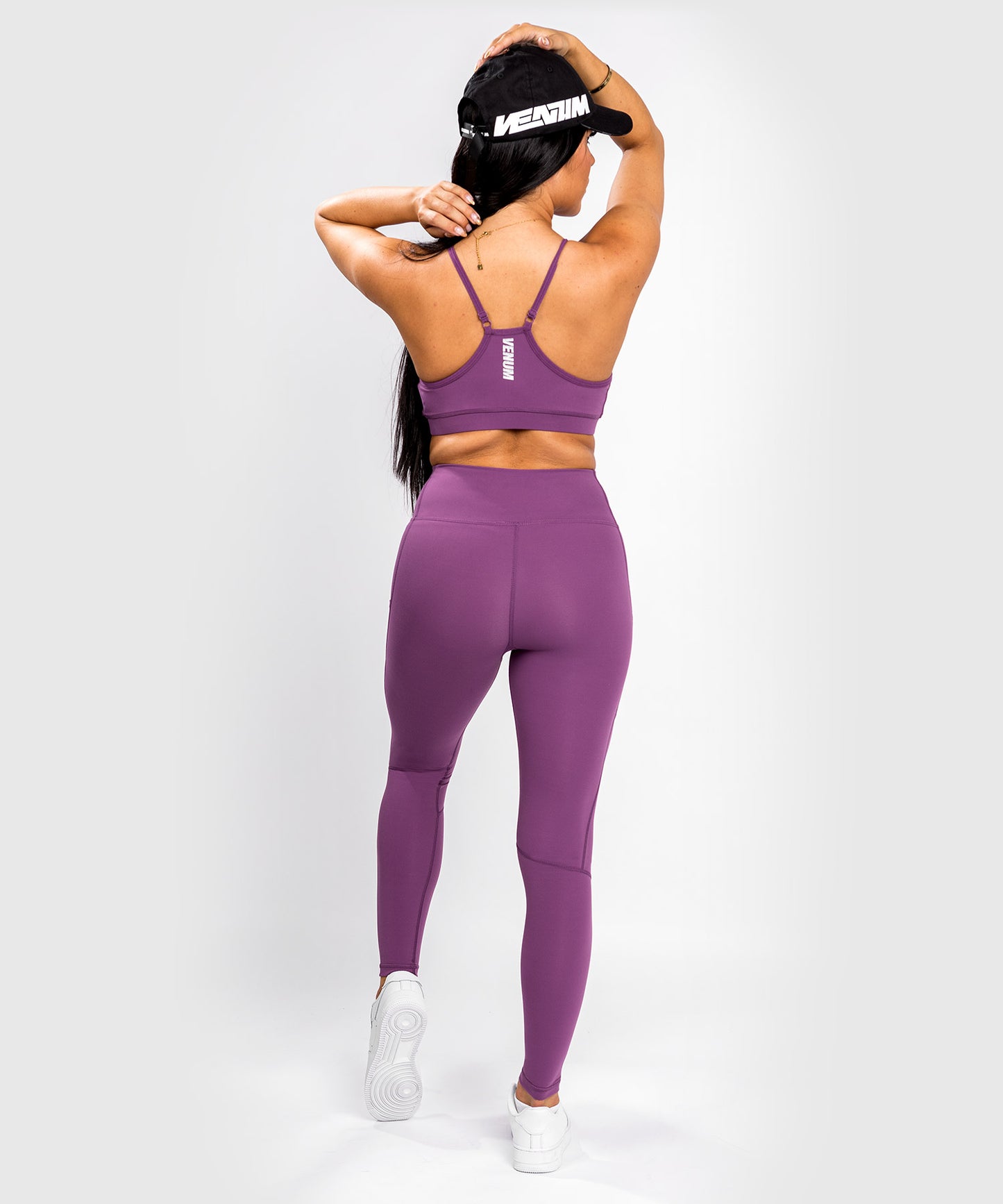 Leggings Venum Essential Performance - Dusky Orchid/Argento Spazzolato