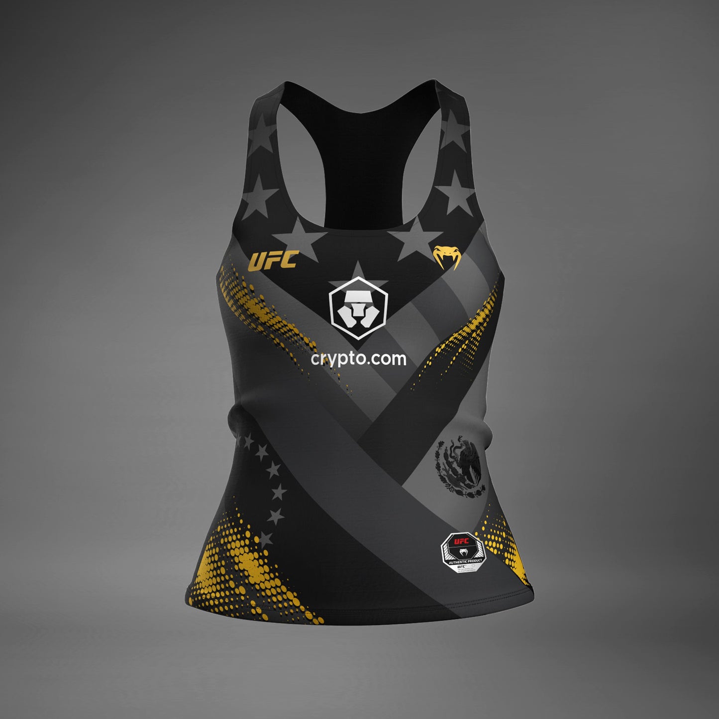 UFC Unrivaled by Venum Julianna Peña Reggiseno sportivo lungo da donna - Nero
