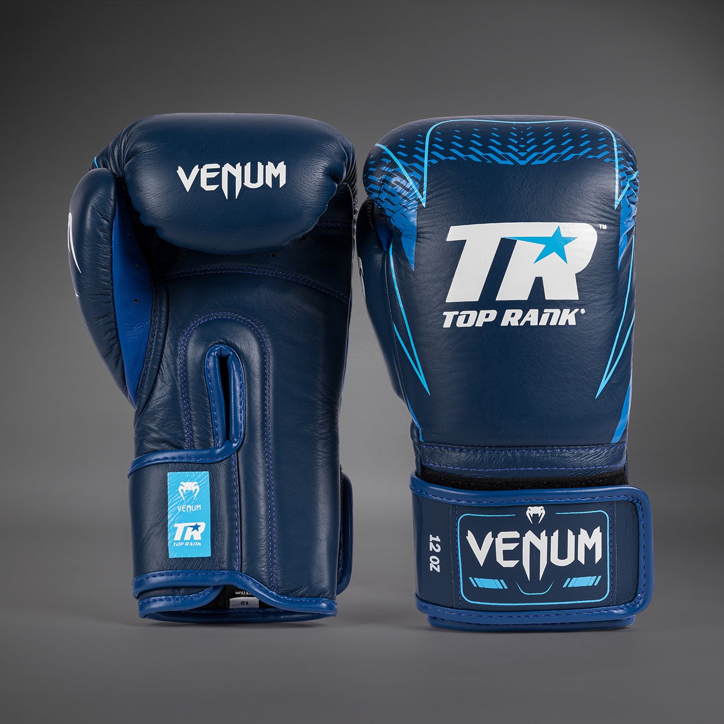 Venum x Top Rank Original Guanti da Boxe Hammer - Blu Navy