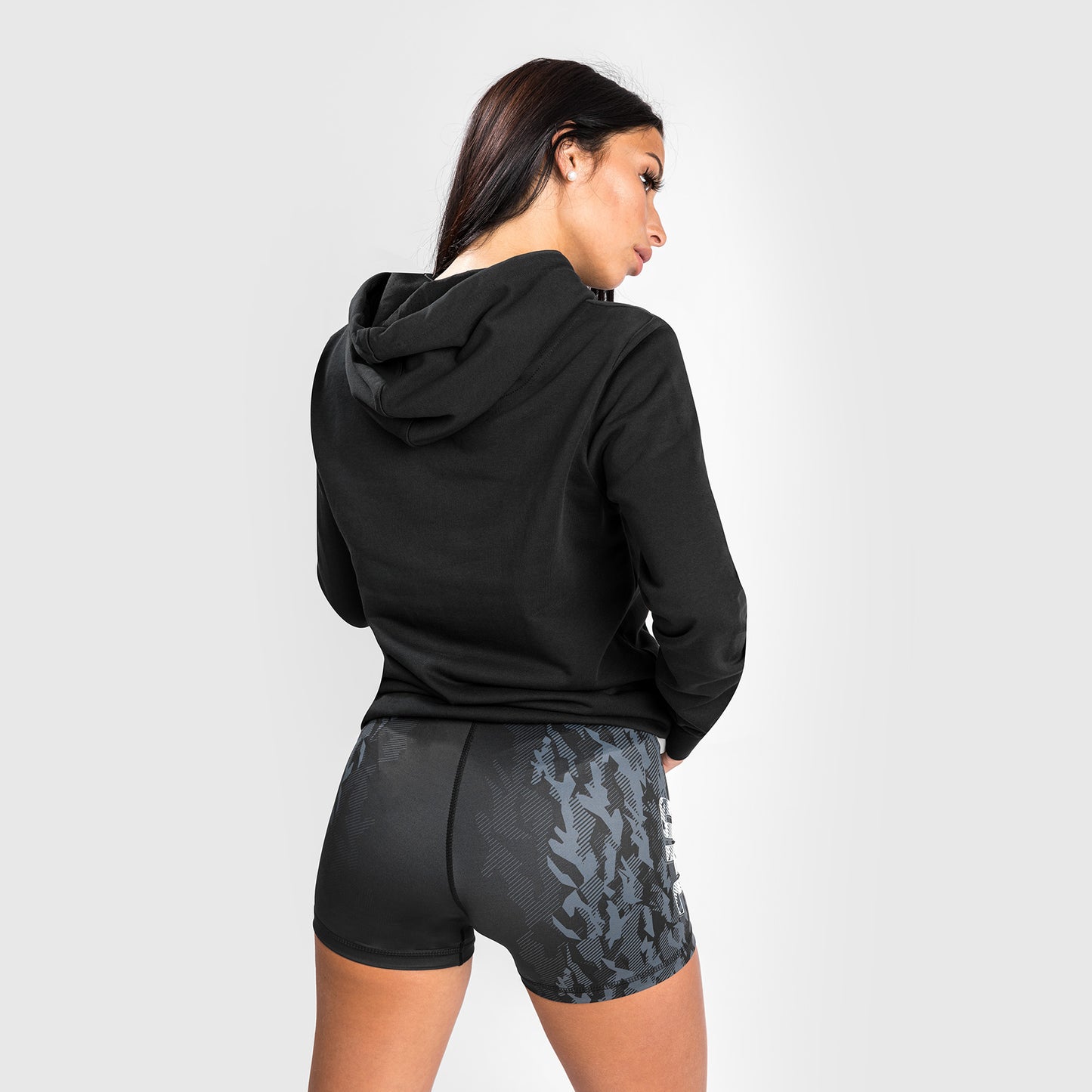 Felpa Con Cappuccio Donna UFC Venum Authentic Fight Week - Nero