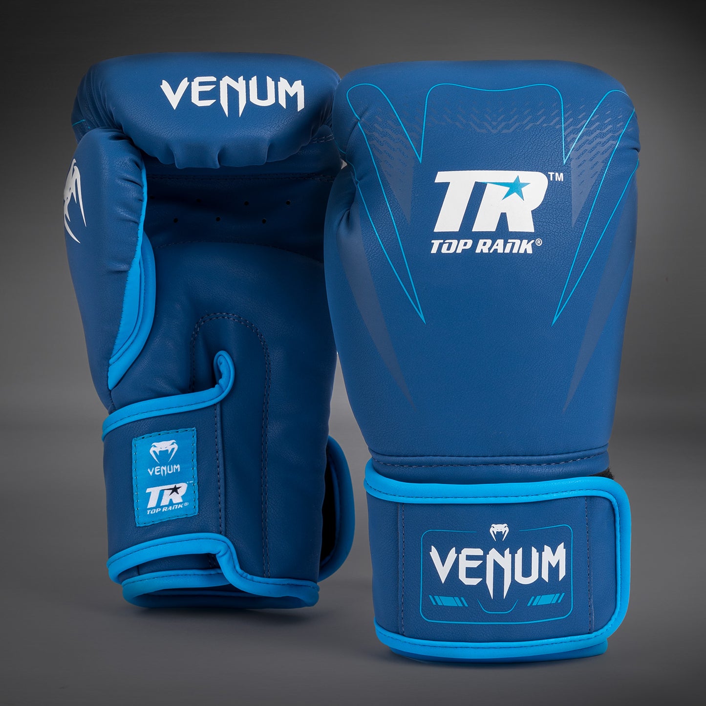 Venum x Top Rank Original Guanti da Boxe Impact - Blu Navy