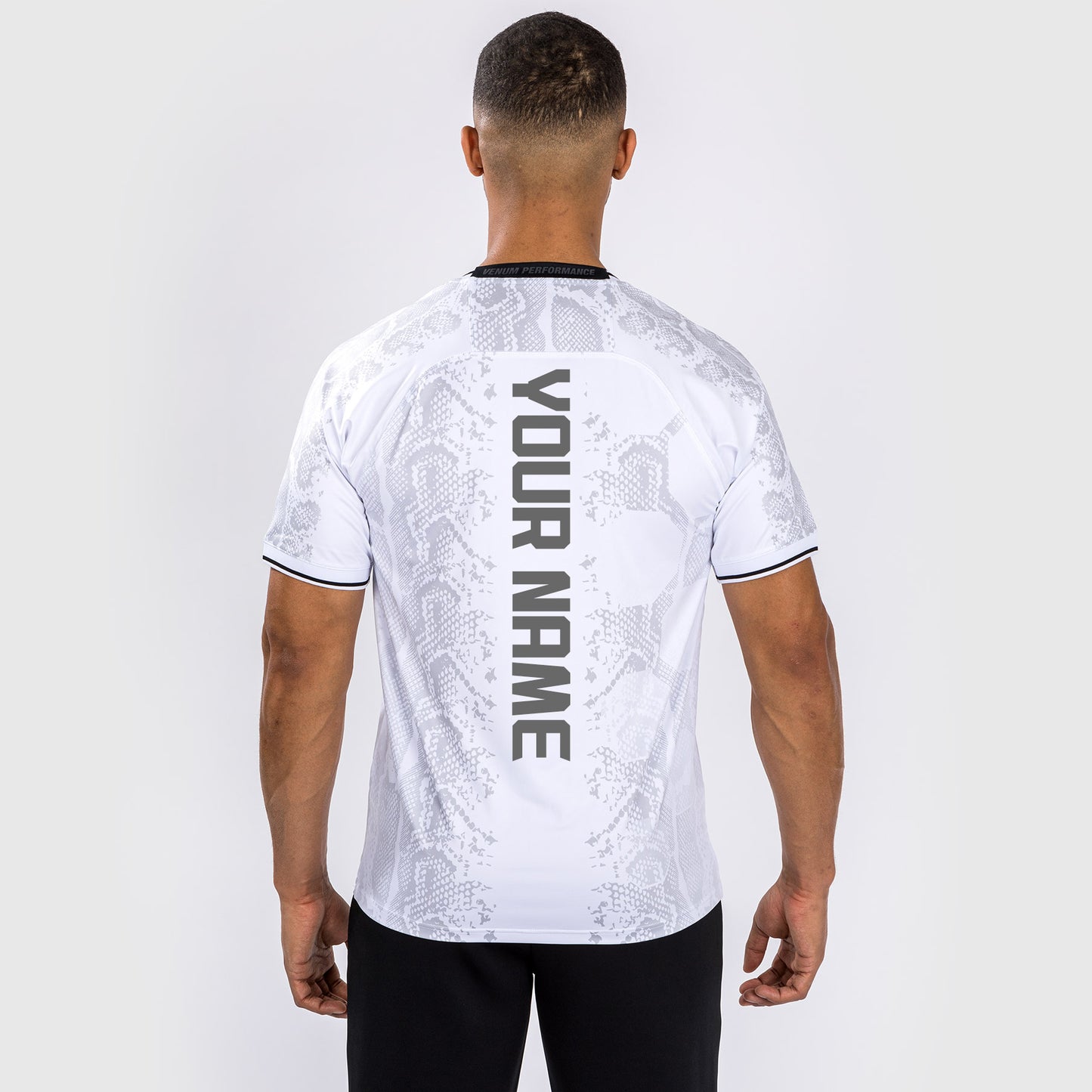 UFC Adrenaline by Venum Authentic Fight Night Maglia Dry Tech Personalizzata da Uomo - Bianco