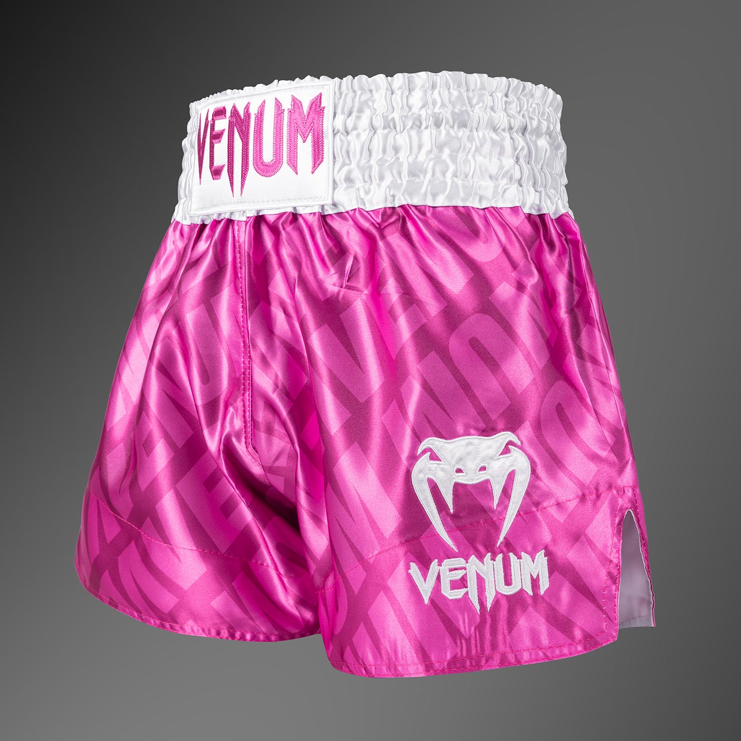 Venum Contender XT Pantaloncini Muay Thai - Rosa Candy/Bianco