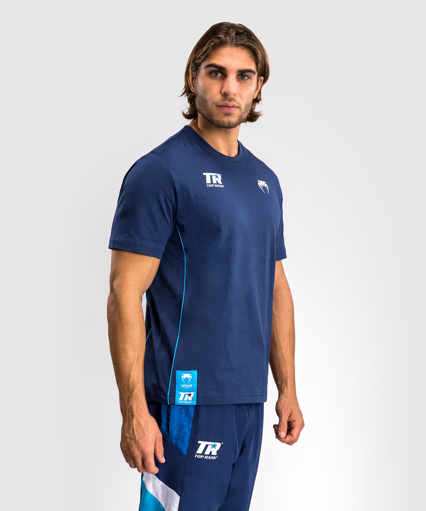Venum x Top Rank Original T-Shirt da Uomo - Blu Navy