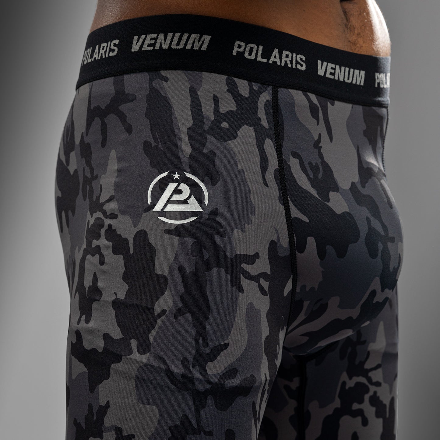 Venum x Polaris Shorts Vale Tudo - Nero/Grigio Tempesta
