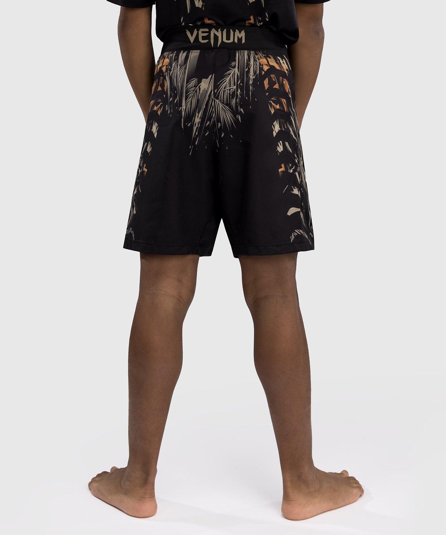 Venum Tiger Pantaloni da Combattimento Bambini - Nero/Arancione Neon