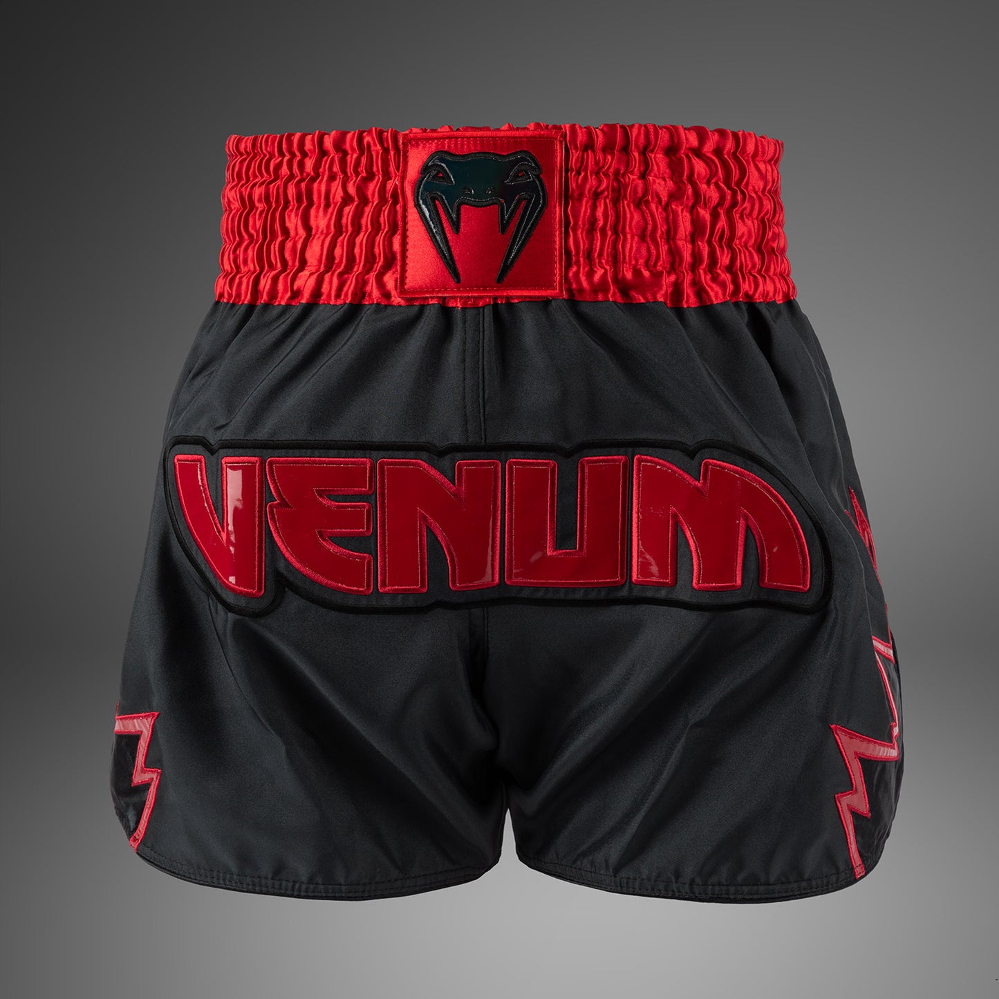 Venum Inferno Pantaloni Muay Thai - Grigio Carbone/Rosso