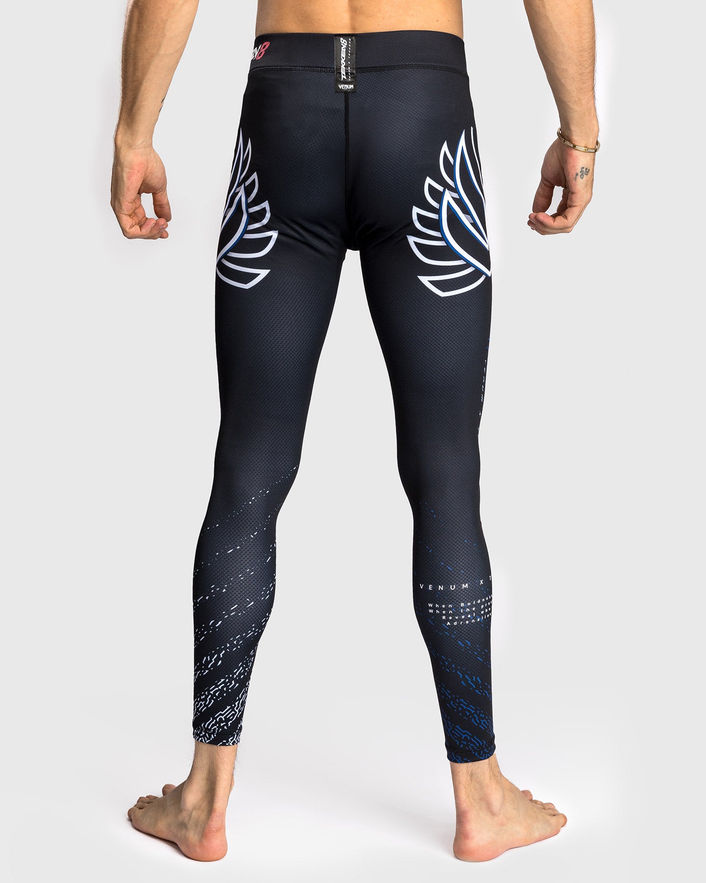 Venum x TEKKEN 8 - Jin Kazama Spats - Blu/Nero/Bianco
