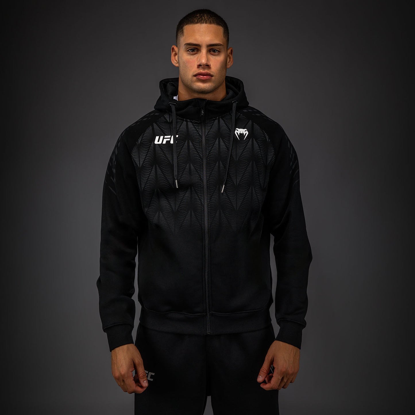 UFC Zenith by Venum Replica Felpa con zip Uomo - Nero
