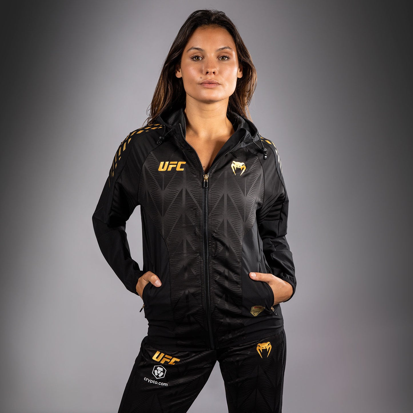 UFC Zenith by Venum Authentic Fight Night Felpa Walkout Donna - Champion