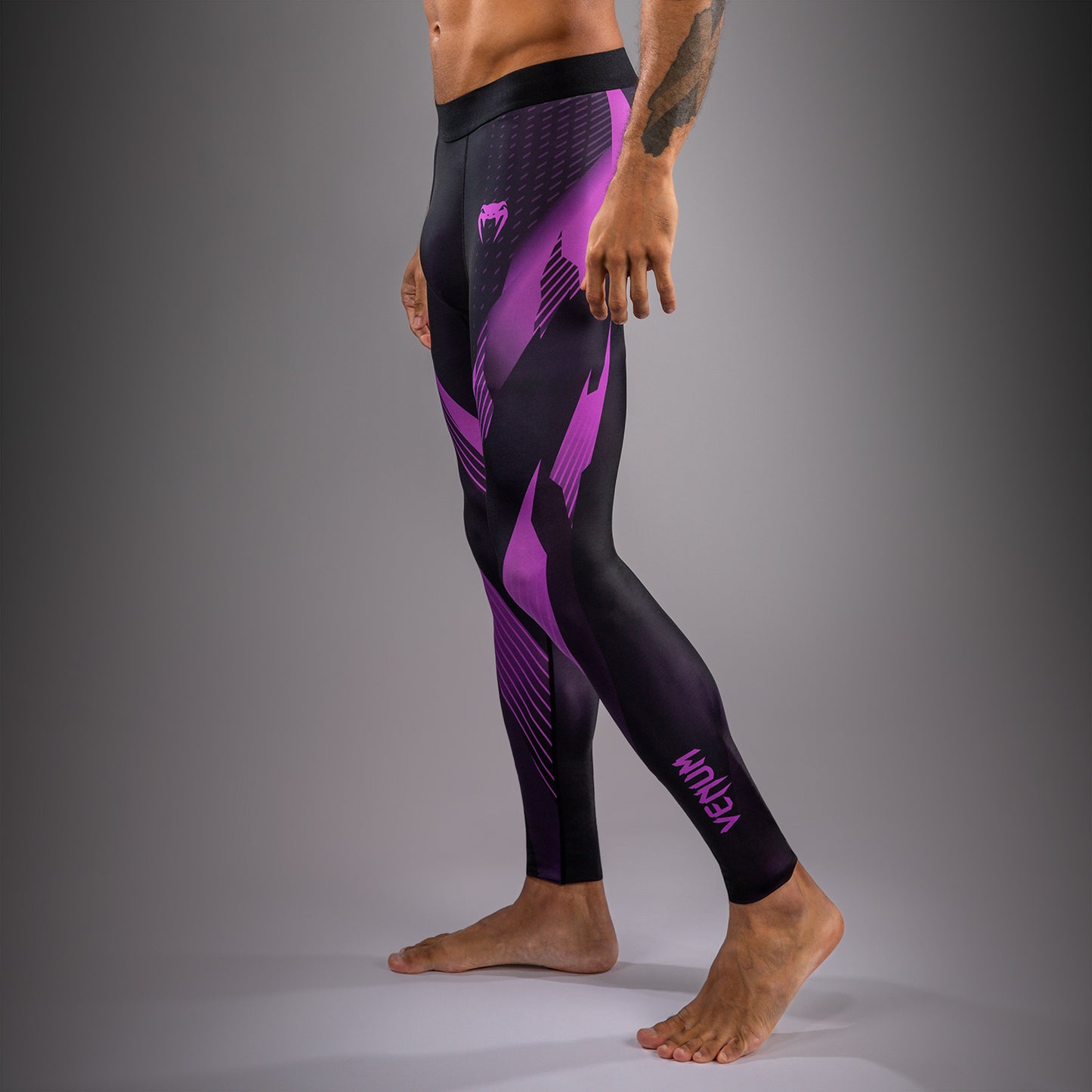 Venum No-Gi 6.0 Spats - Nero/Viola