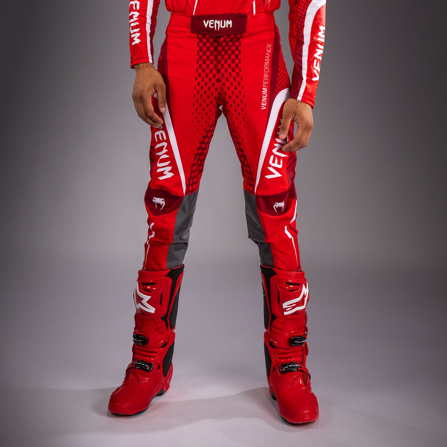 Venum MX Challenger Pantaloni da Motorsports - Rosso