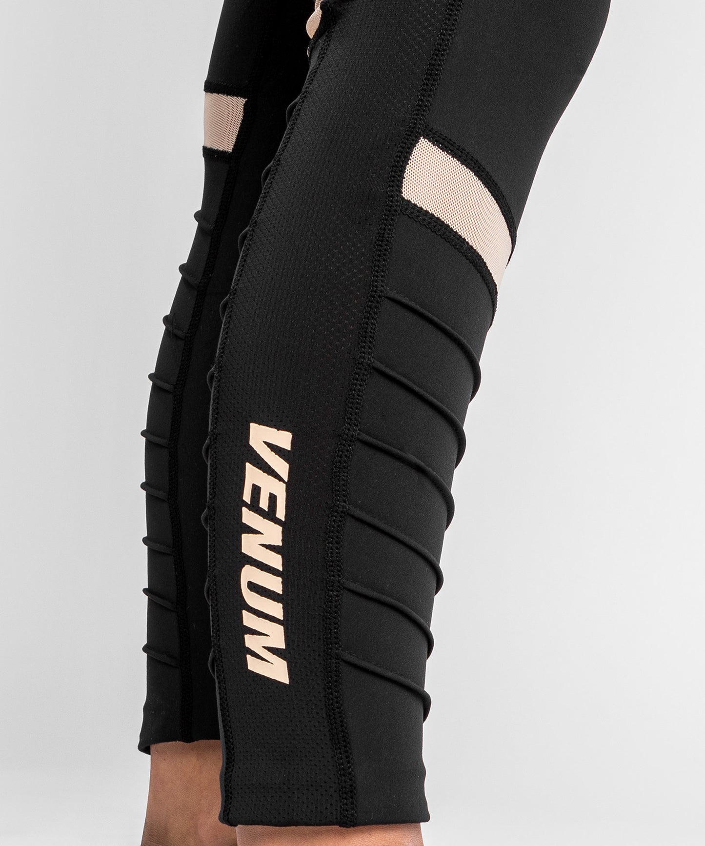 Leggings Moto Venum - Nero/Sabbia