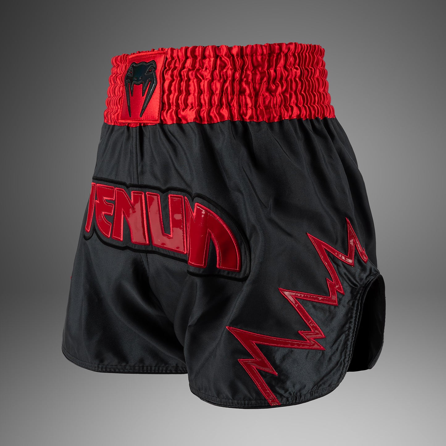Venum Inferno Pantaloni Muay Thai - Grigio Carbone/Rosso