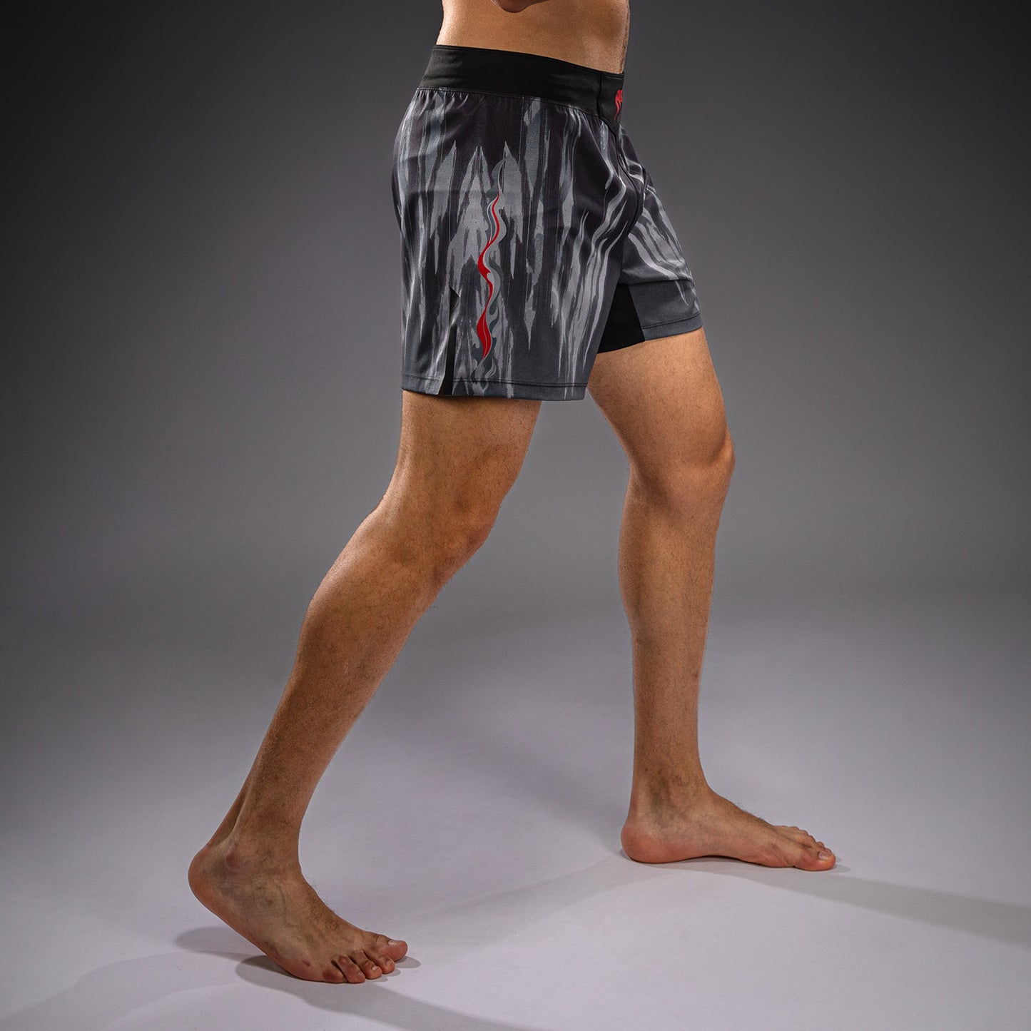 Venum Demon Pantaloncini da Combattimento - Nero/Grigio