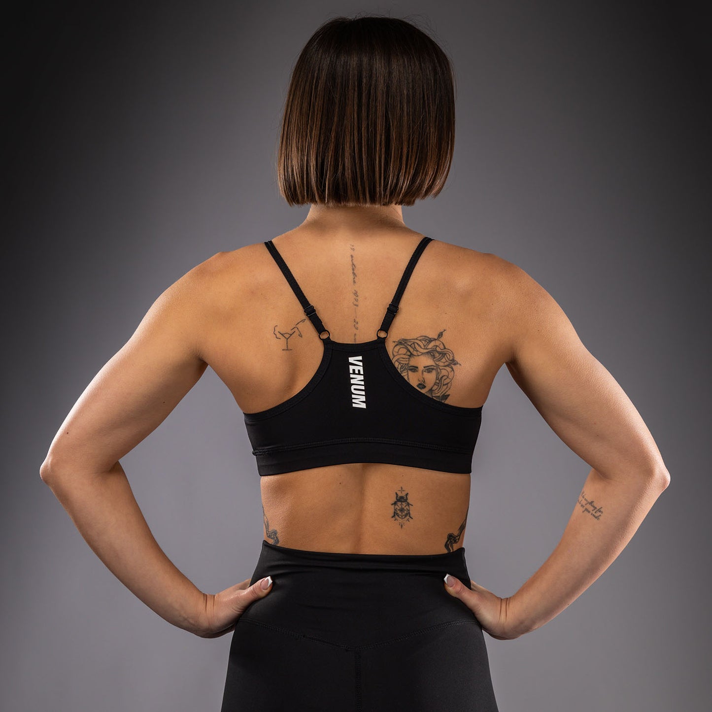 Reggiseno Sportivo a Basso Impatto Venum Essential - Nero