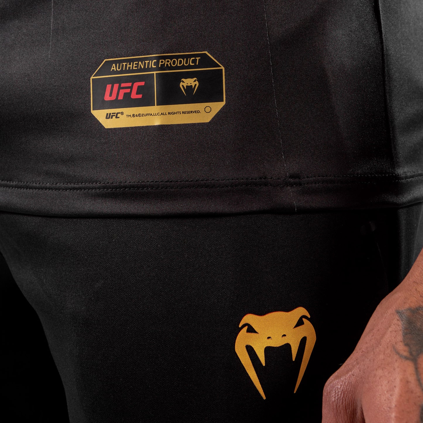 Maglia Tecnica Uomo Personalizzata UFC Venum Authentic Fight Night - Campione
