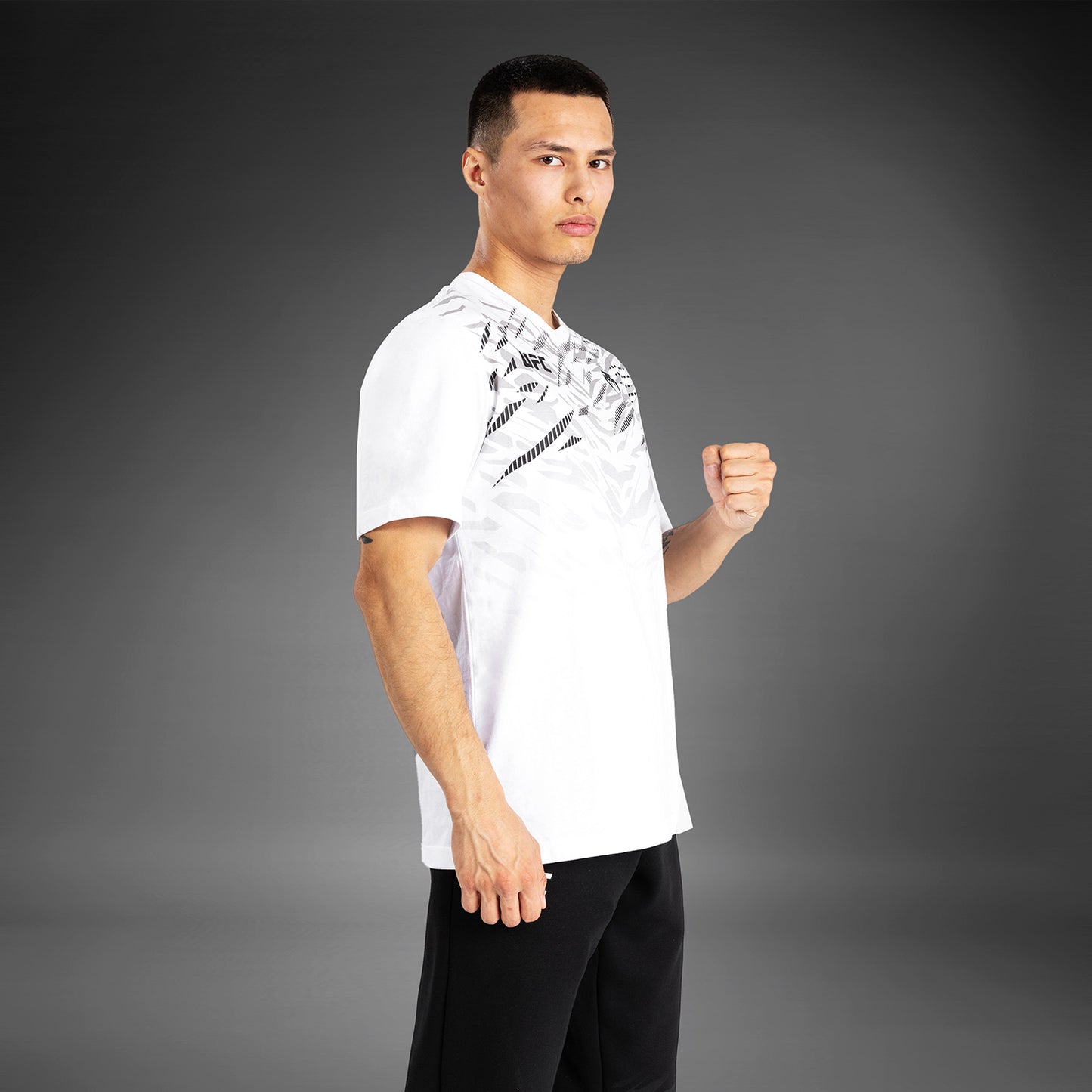 UFC Fusion by Venum Replica Maglietta a Manica Corta per Uomo - Bianco