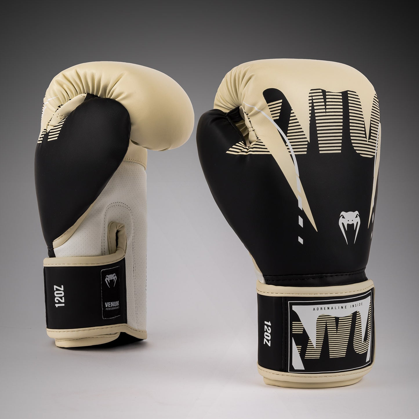Venum Adrenaline Guantoni da Boxe – Nero/Avorio