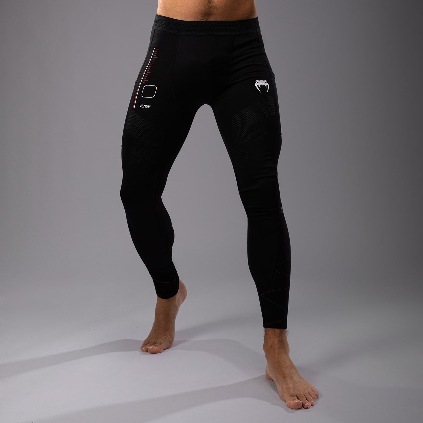Venum Tactical XT Pantaloni a compressione - nero/rosso fuoco
