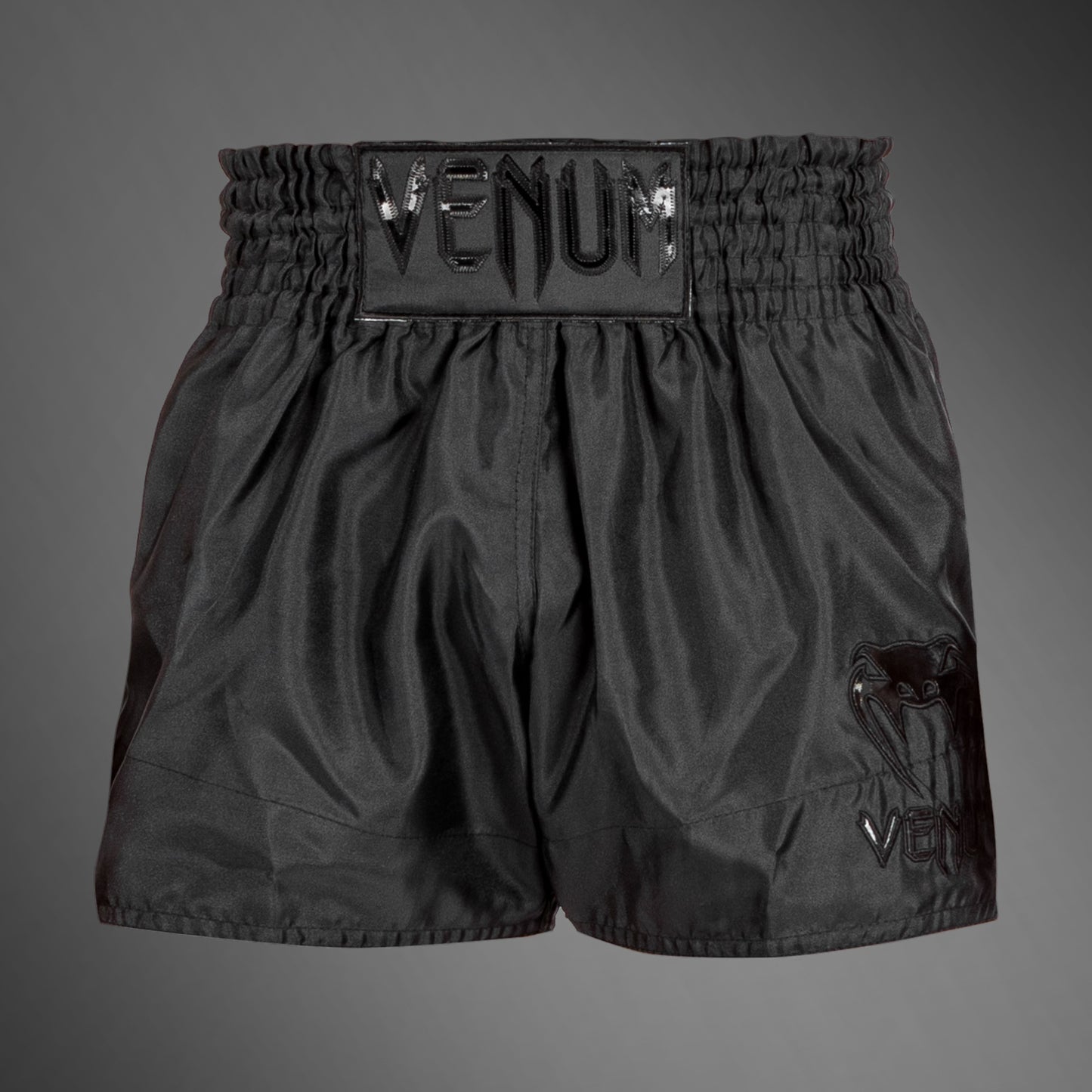 Venum Classic Pantaloncini da Muay Thai - Nero/Nero