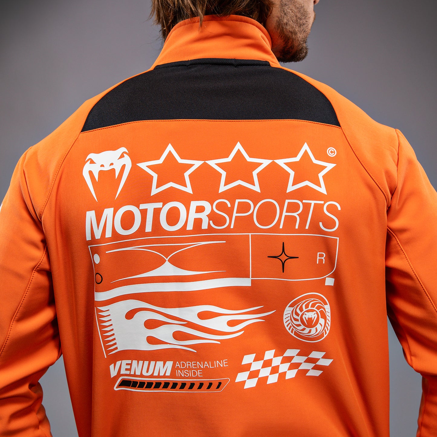 Venum Motorsport Giacca Softshell - Tangerine