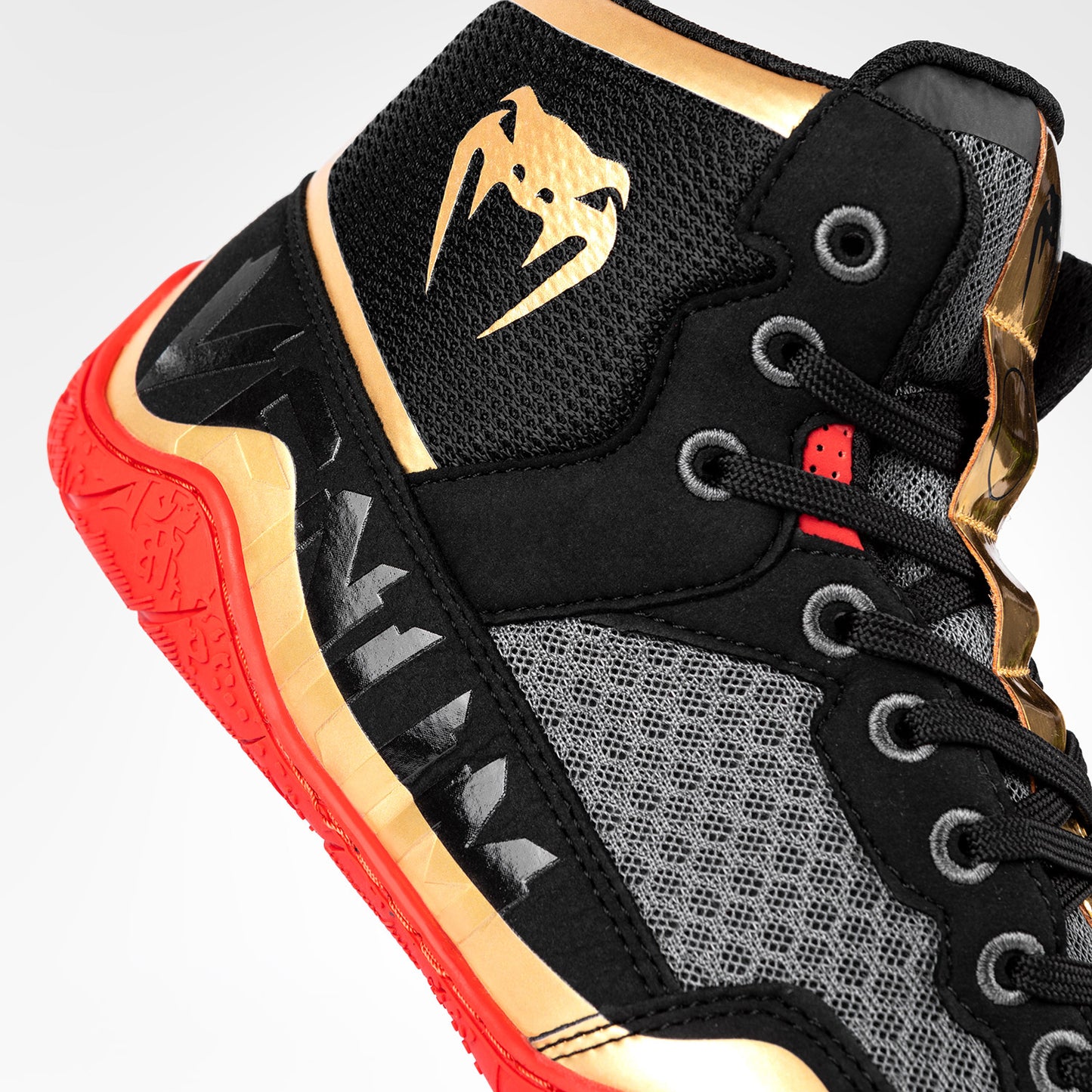 Venum Elite Scarpe da wrestling - Nero/Oro/Rosso