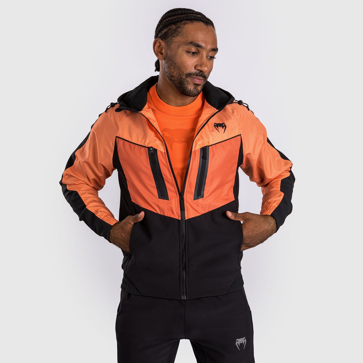 Venum Laser 3.0  Giacca da ginnastica - Nero/Arancione