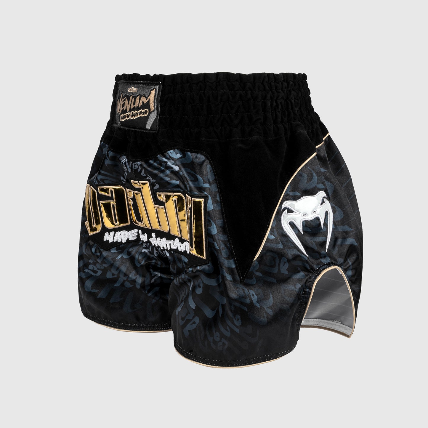 Venum Attack Pantaloncini da Muay Thai - Nero/Grigio