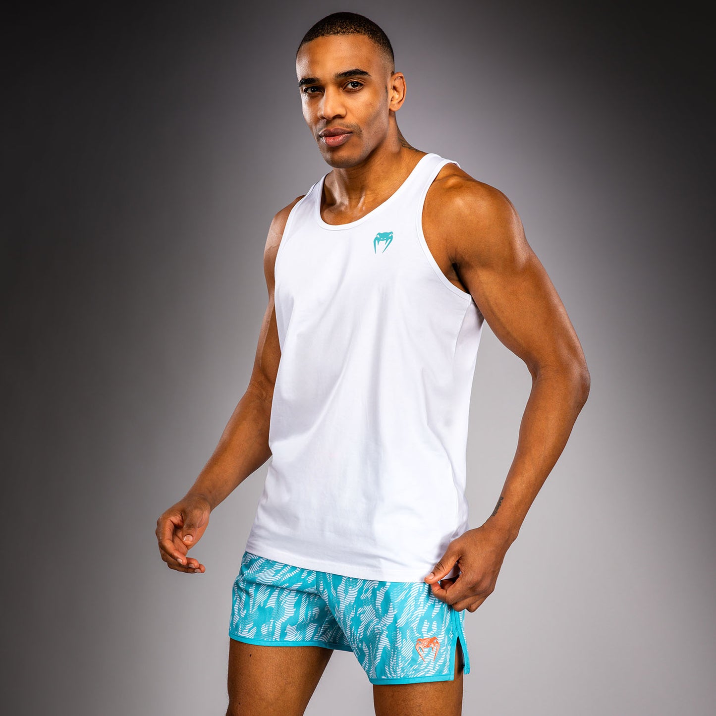 Venum Aqua Canotta – Bianco/Turchese