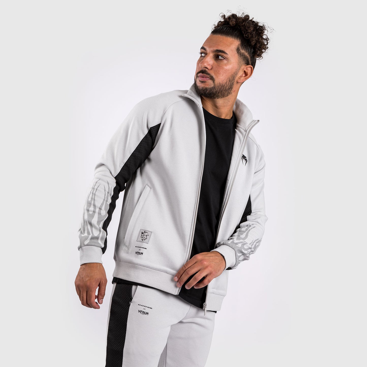 Venum x Dodge Demon 170 Giacca a zip intera da Uomo - Grigio