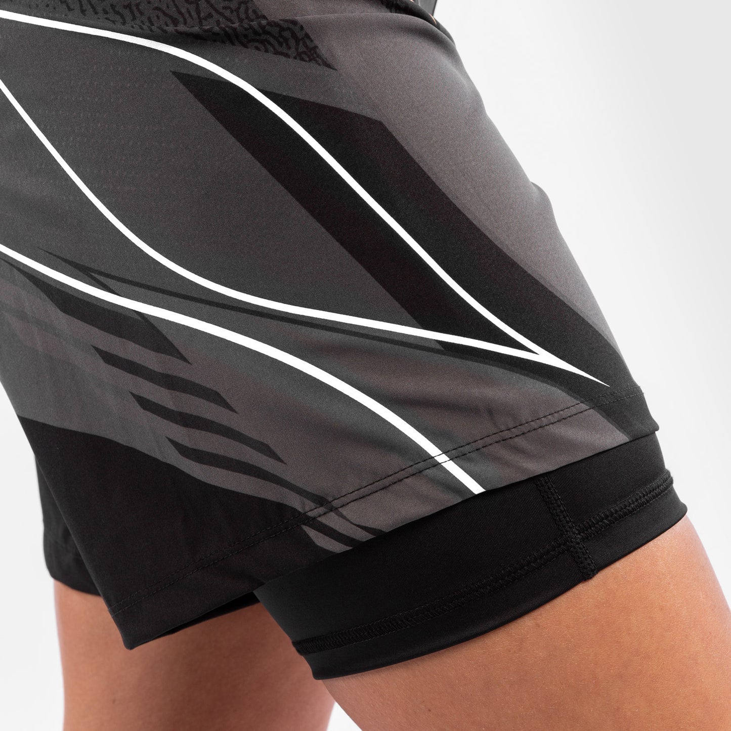 Fightshorts Donna UFC Venum Authentic Fight Night - Vestibilità Lunga - Nero