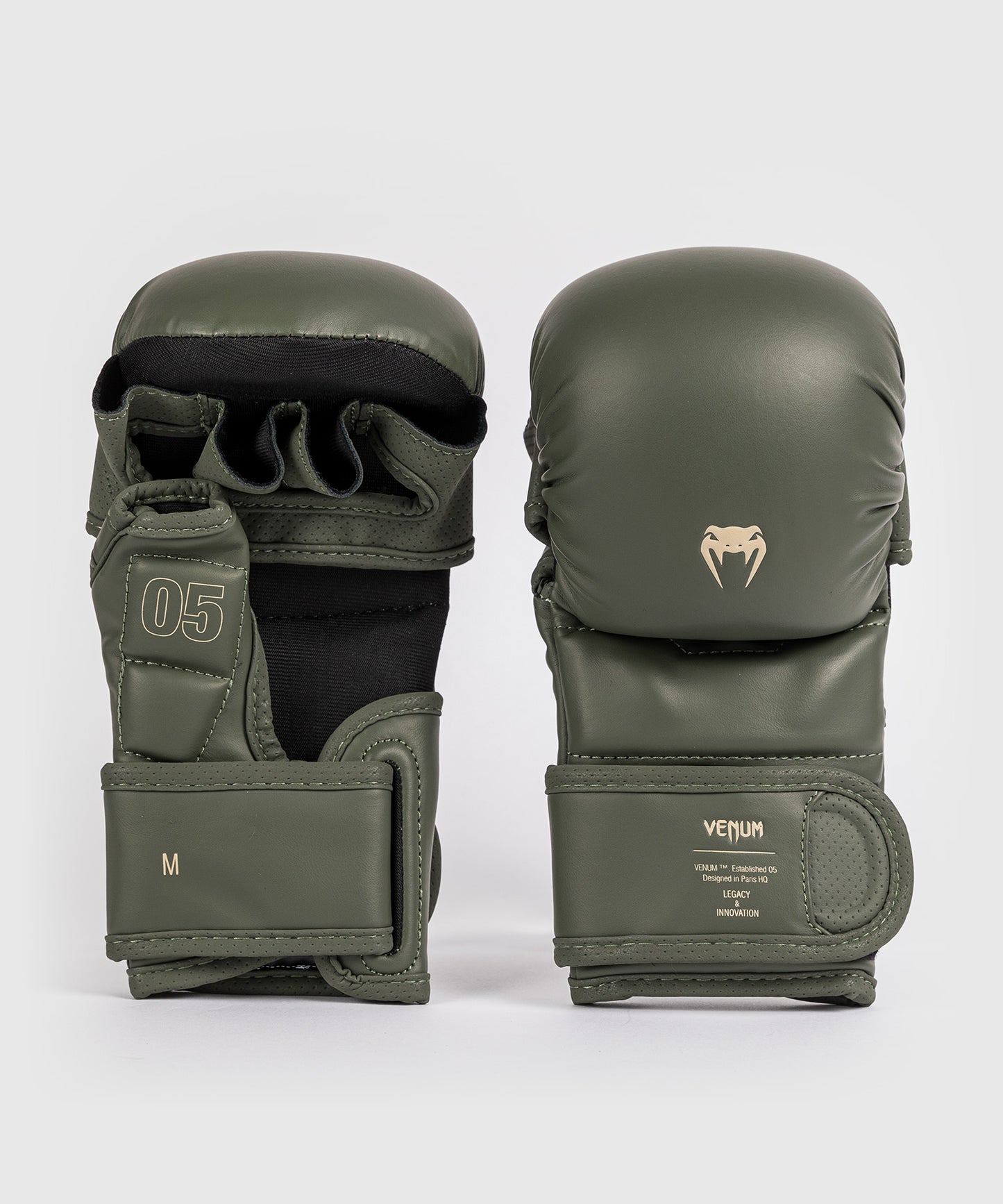 Venum Impact Evo Guanti da Sparring MMA - Verde Militare